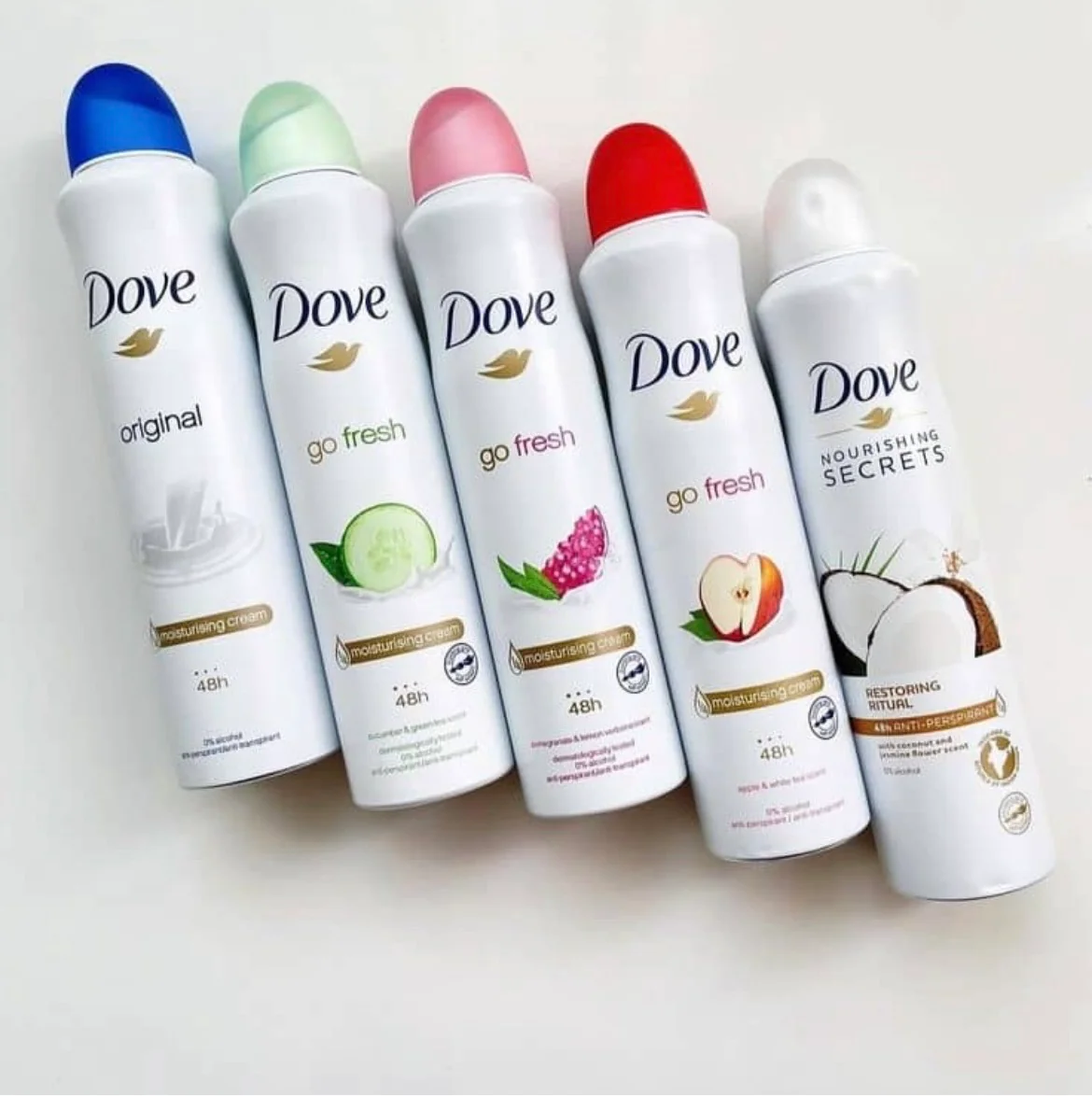 Dove body spray (Antiperspirant)